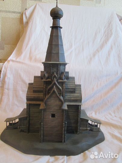 Макет Церкви Успенской 1674г. Описание ниже