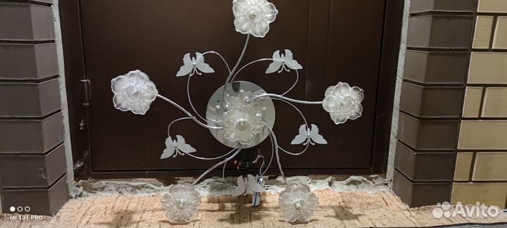 Люстра потолочная подвесная бу