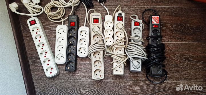 Удлиннитель, сетевой фильтр, пилот