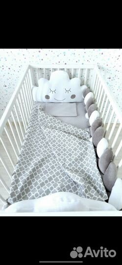 Бортики в кроватку новые