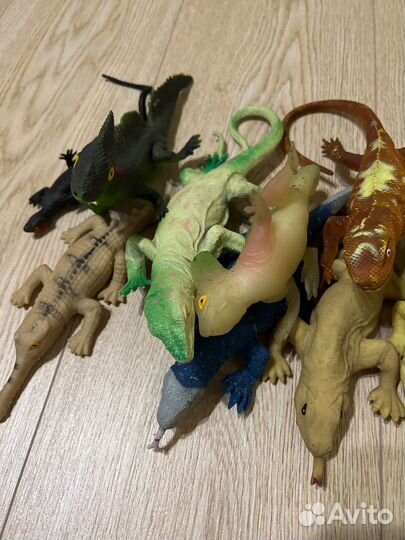 Резиновые, пластиковые ящерицы