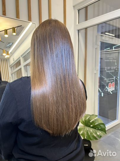 Наращивание детскими волосами 