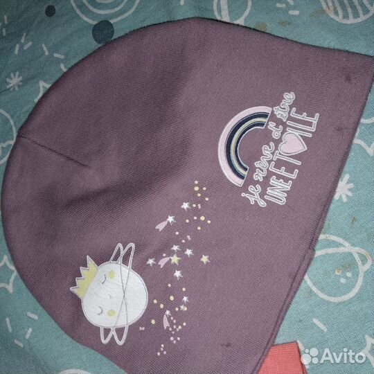 Шапочка для девочки 2-4 года