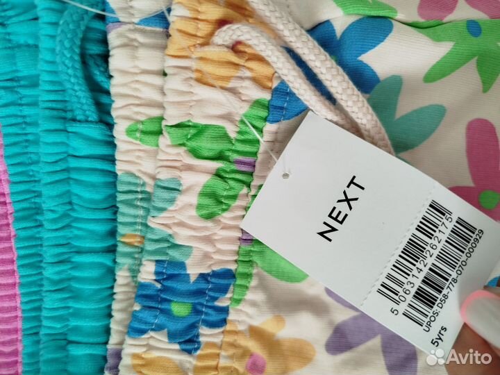 Шорты next 110/116 новые