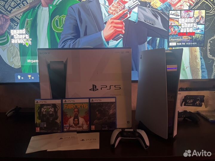 Sony playstation 5 с дисководом