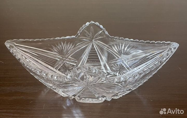 Ваза хрустальная для конфет