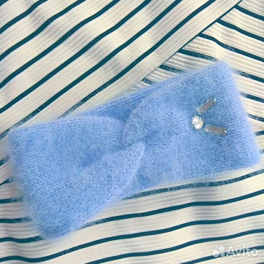 Повязка на голову пух норки