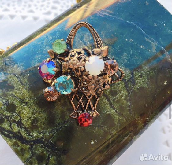 Броши винтажные советской эпохи СССР Чехия