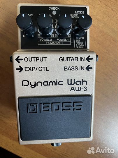 Boss Dinamic Wah Pedal AW-3 Гитарная педаль