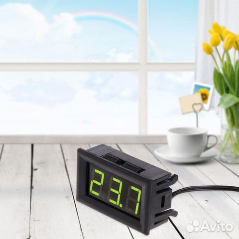 Термометр светодиодный 5-12 вольт