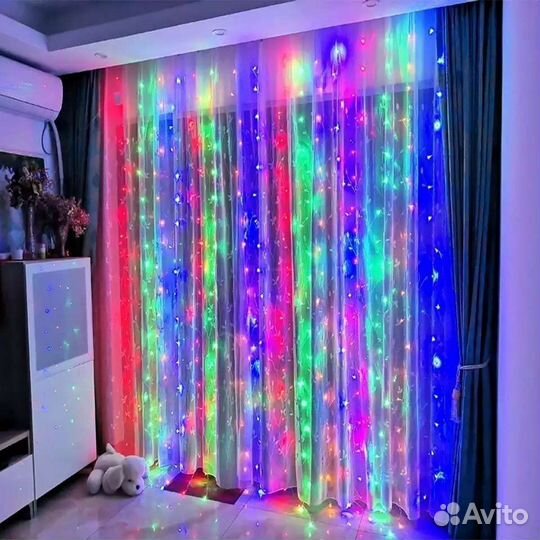 Гирлянда штора