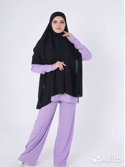 Шарф со вшытой боней