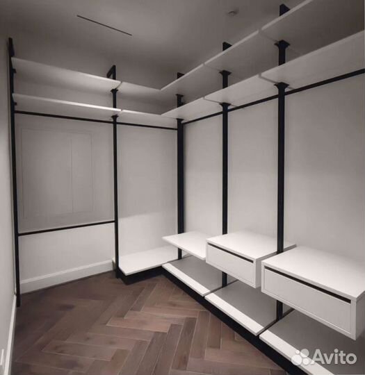 Гардеробная на заказ классика