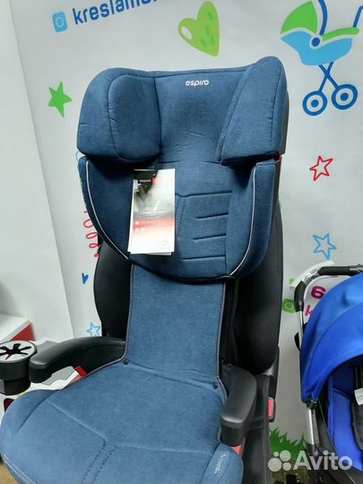 Широкое автокресло Espiro Omega FIX 15-36кг