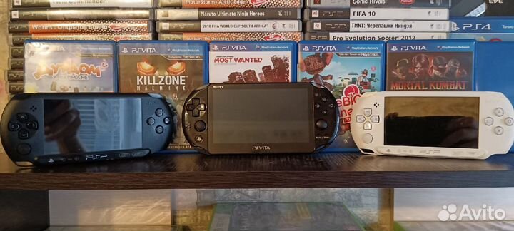 Psp и ps vita разные модели много игр