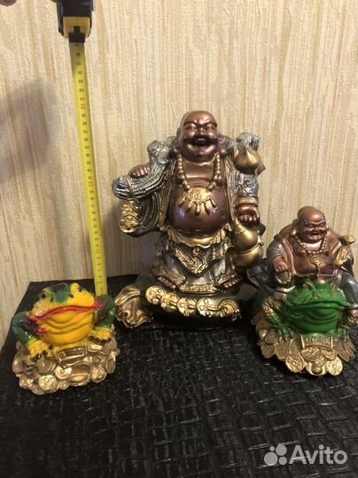 Статуэтка Хотей, Жаба Фен-Шуй