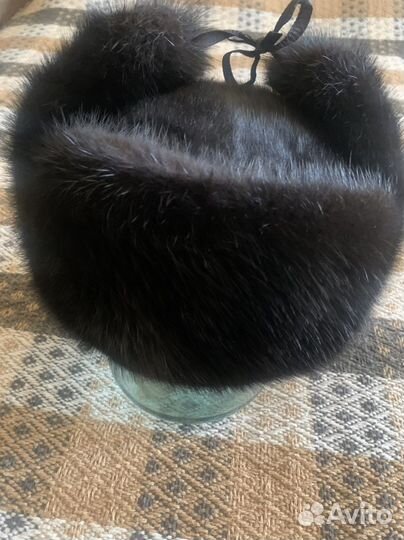Шапка ушанка норка