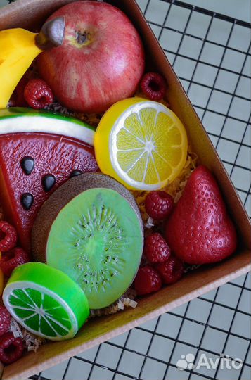 Мыло ручной работы фруктовое