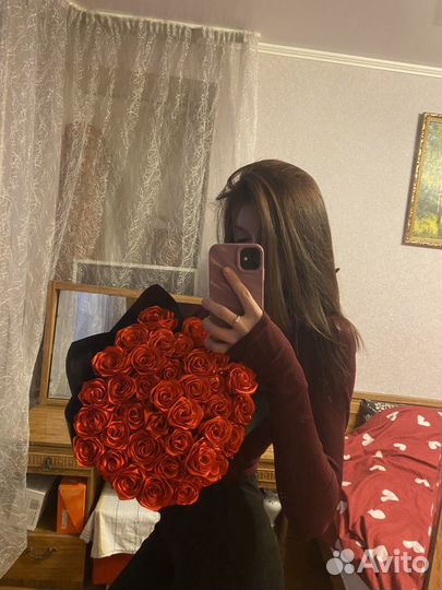 Букет из атласных лент