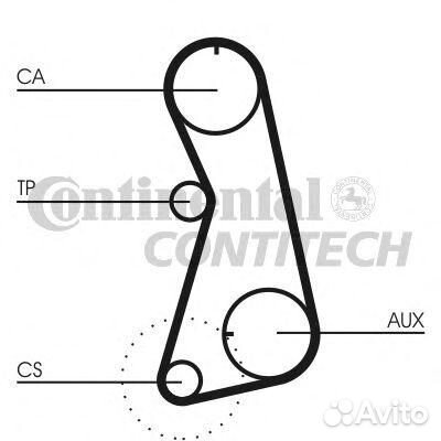 Комплект грм для Audi 80 B4 1991-1996 contitech