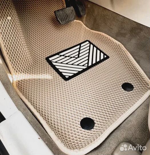Ева / Эва /Eva коврики 3D борты + подпятник