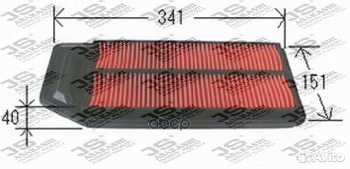 Фильтр воздушный honda accord 03- A879J JS Asak