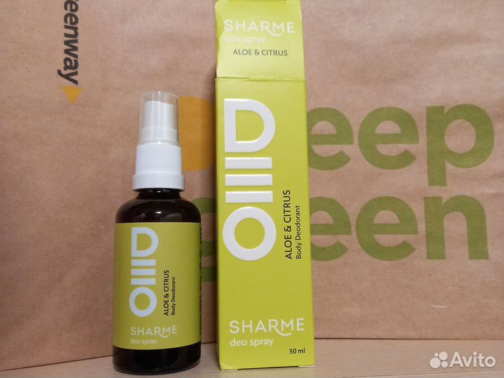 Дезодорант гринвей Greenway лимон мята без аромата