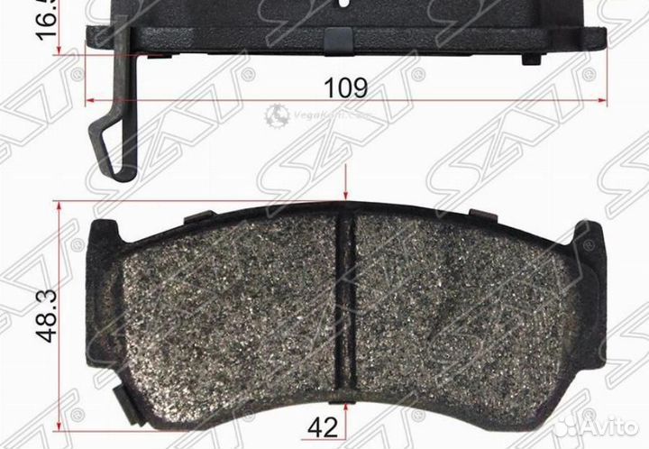 Колодки передние Nissan Cube Z10 stay040NS060