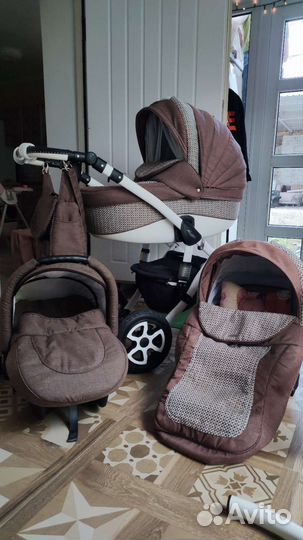 Детские коляски 3 в 1 adamex