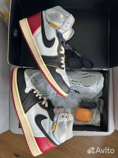 Nike Jordan 1 Retro High Union LA Black Toe