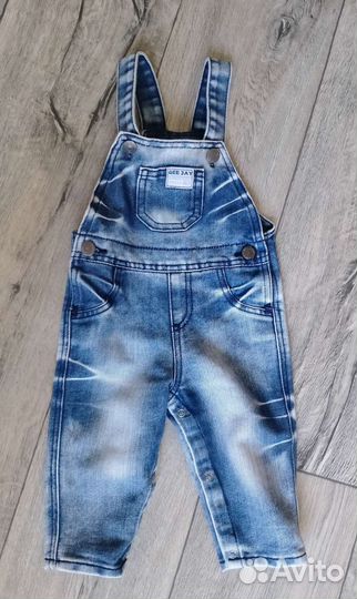 Джинсовый комбинезон, 74р