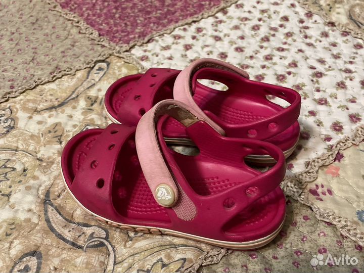 Сандалии crocs c7 для девочки