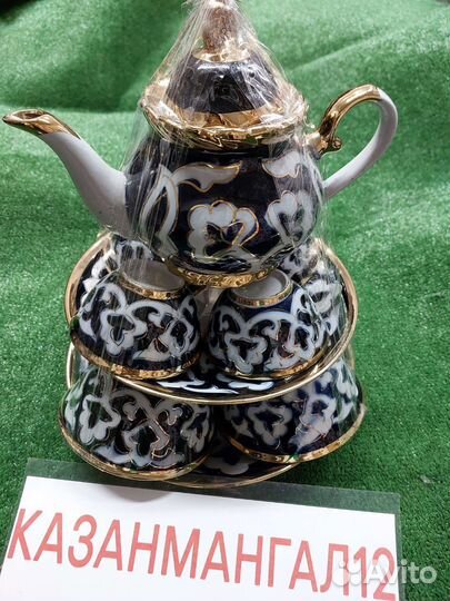 Набор узбекской посуды пахта