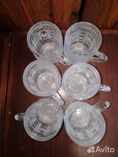 Кружки хрусталь СССР