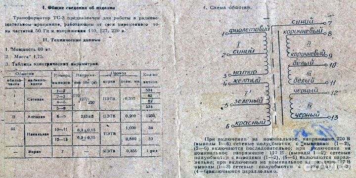 Силовой. выходной транс-тор тс3. твз