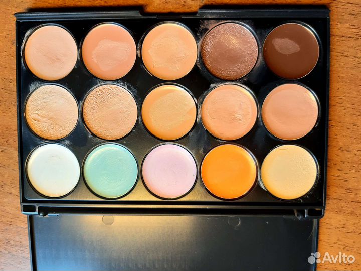 Палитра консилеров мас 15 цветов