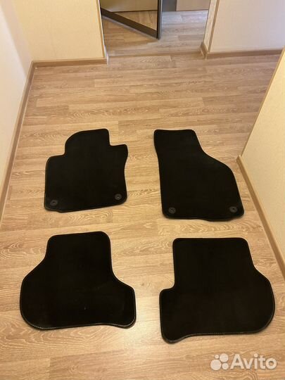 Оригинальные ворсовые коврики volkswagen golf 6