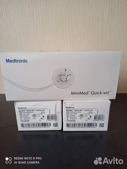 Medtronic quick set,Квик сеты 6/60,9/60,резервуары