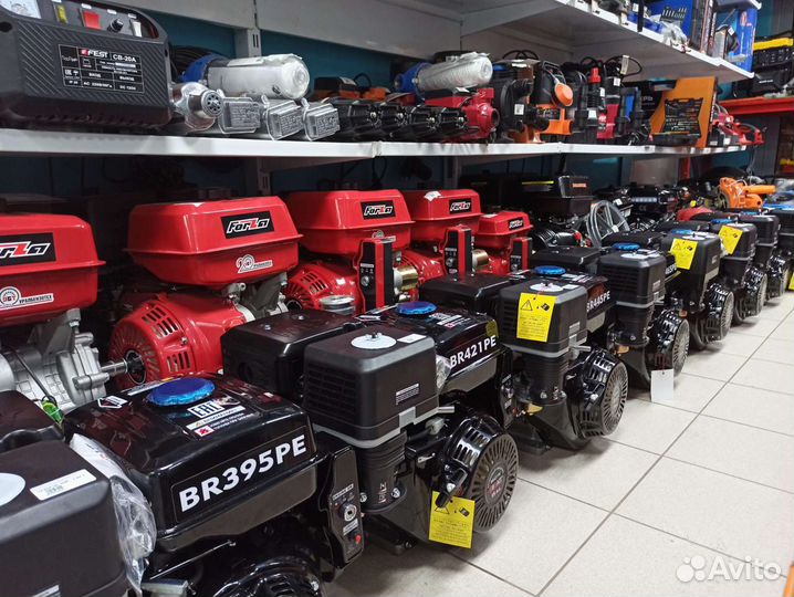 Двигатель бензиновый 13 л.с. электростартер