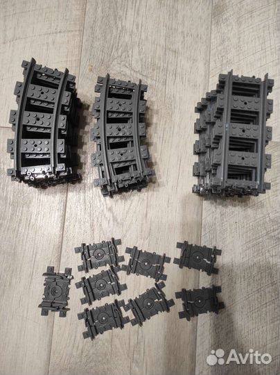 Lego рельсы (оригинал) прямых нет