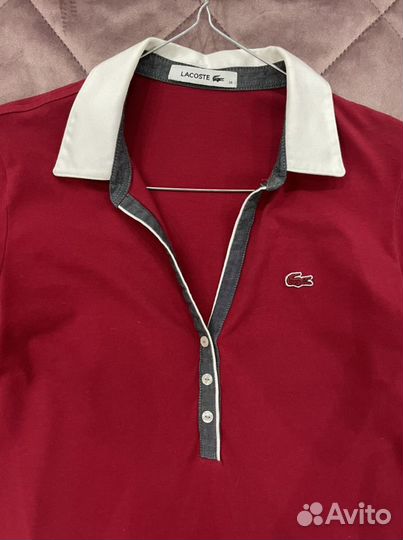 Рубашка lacoste женская 42-44 размер оригинал