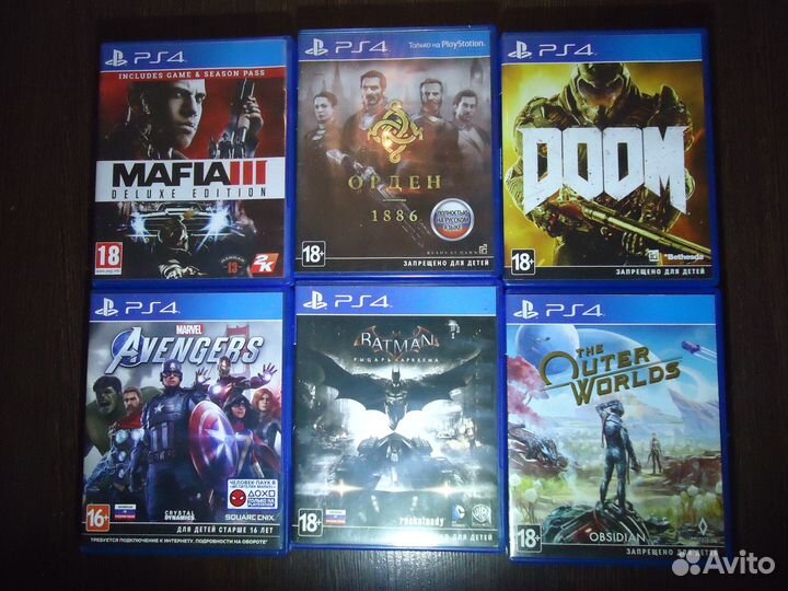 Игры для ps4 на дисках