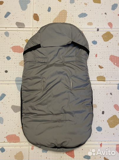 Конверт AmaroBaby меховой зимний серый