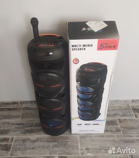 Беспроводная колонка почти метр большая и мощная