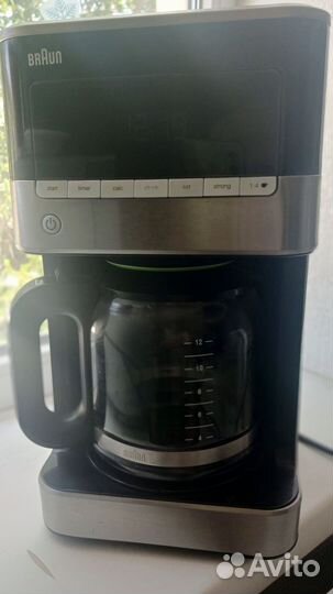 Кофеварка капельная braun