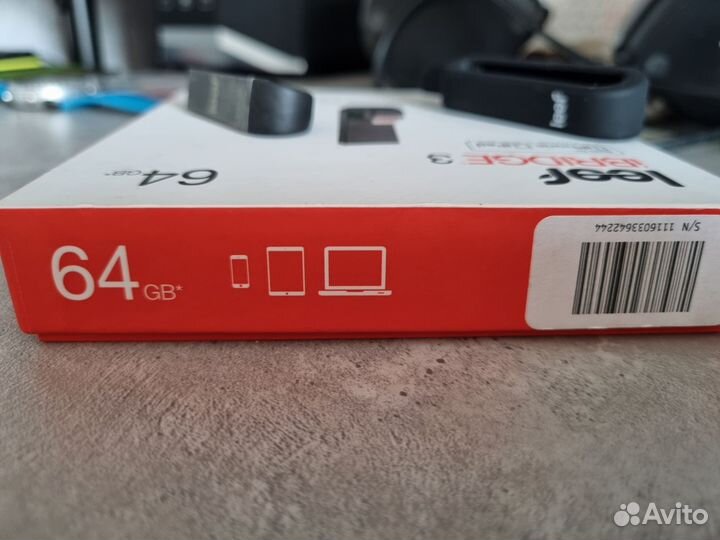 Флэш-накопитель USB Leef iBridge3 64Gb iPhone iPad