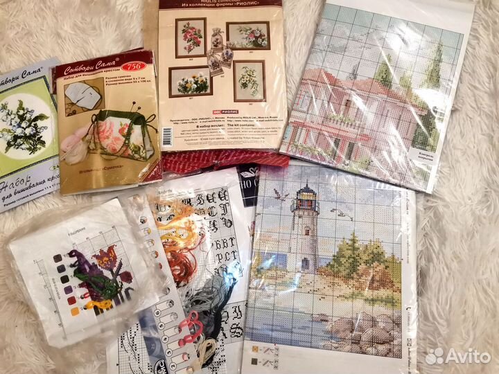 Новые Наборы для вышивания и остатки