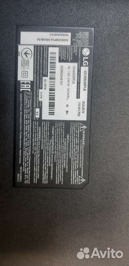 Телевизор lg 43uk6200pla