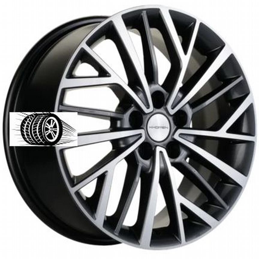 Литые диски Khomen Wheels 7×R17 5×110