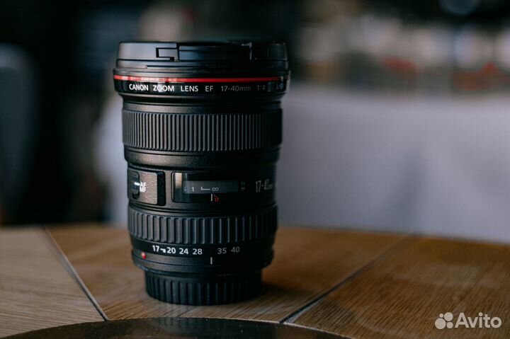 Объектив Canon EF 17 40mm f 4l usm фильтр и чехол